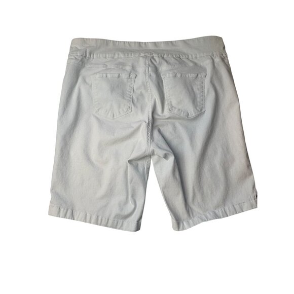 Gloria Vanderbilt Amanda White Denim Shorts Size 20W All-Around Slimming Effect - Picture 4 of 10